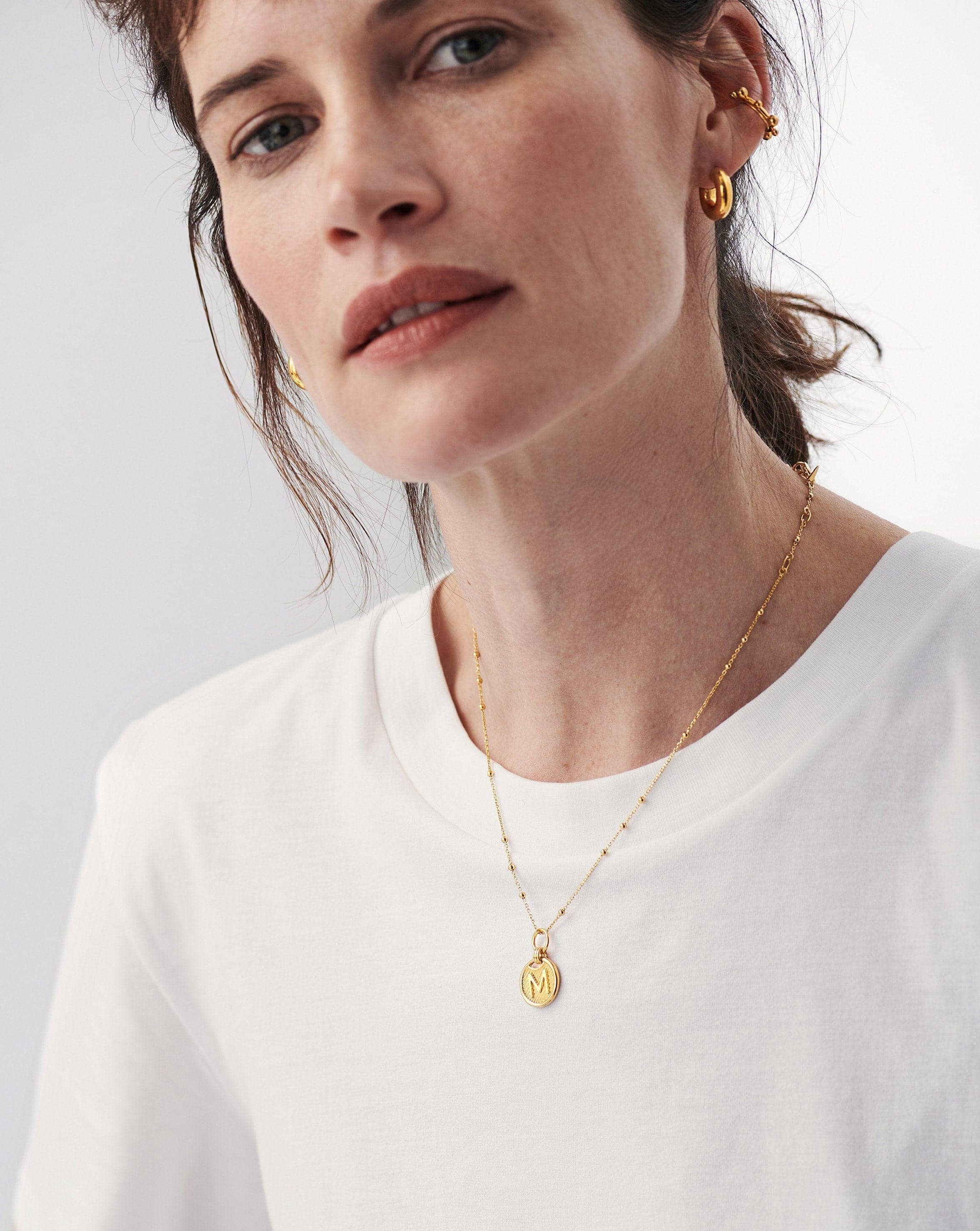 Initial Pendant Necklace - Initial O | 18ct Gold Plated Vermeil Necklaces Missoma 