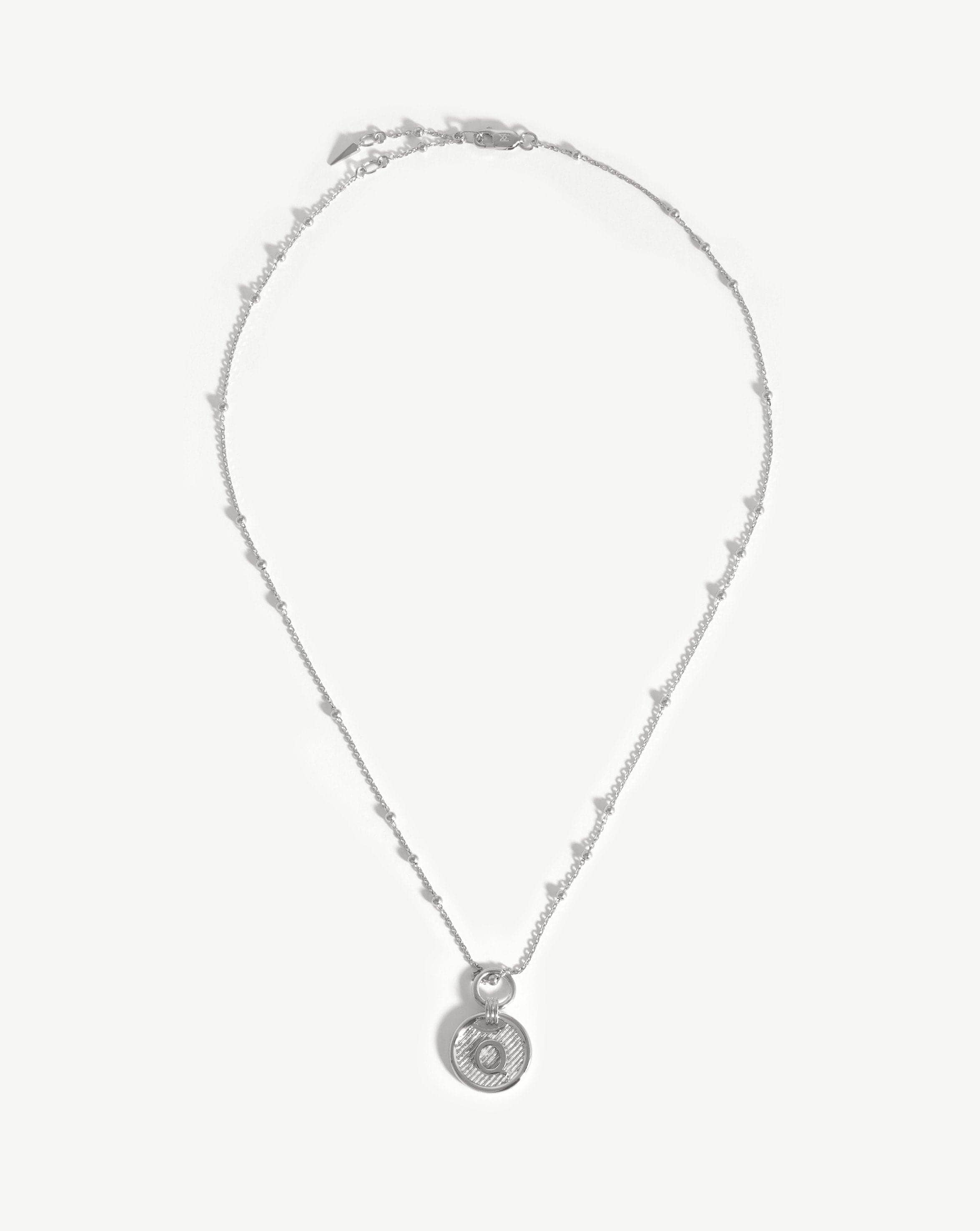 Initial Pendant Necklace - Initial Q | Sterling Silver Necklaces Missoma 