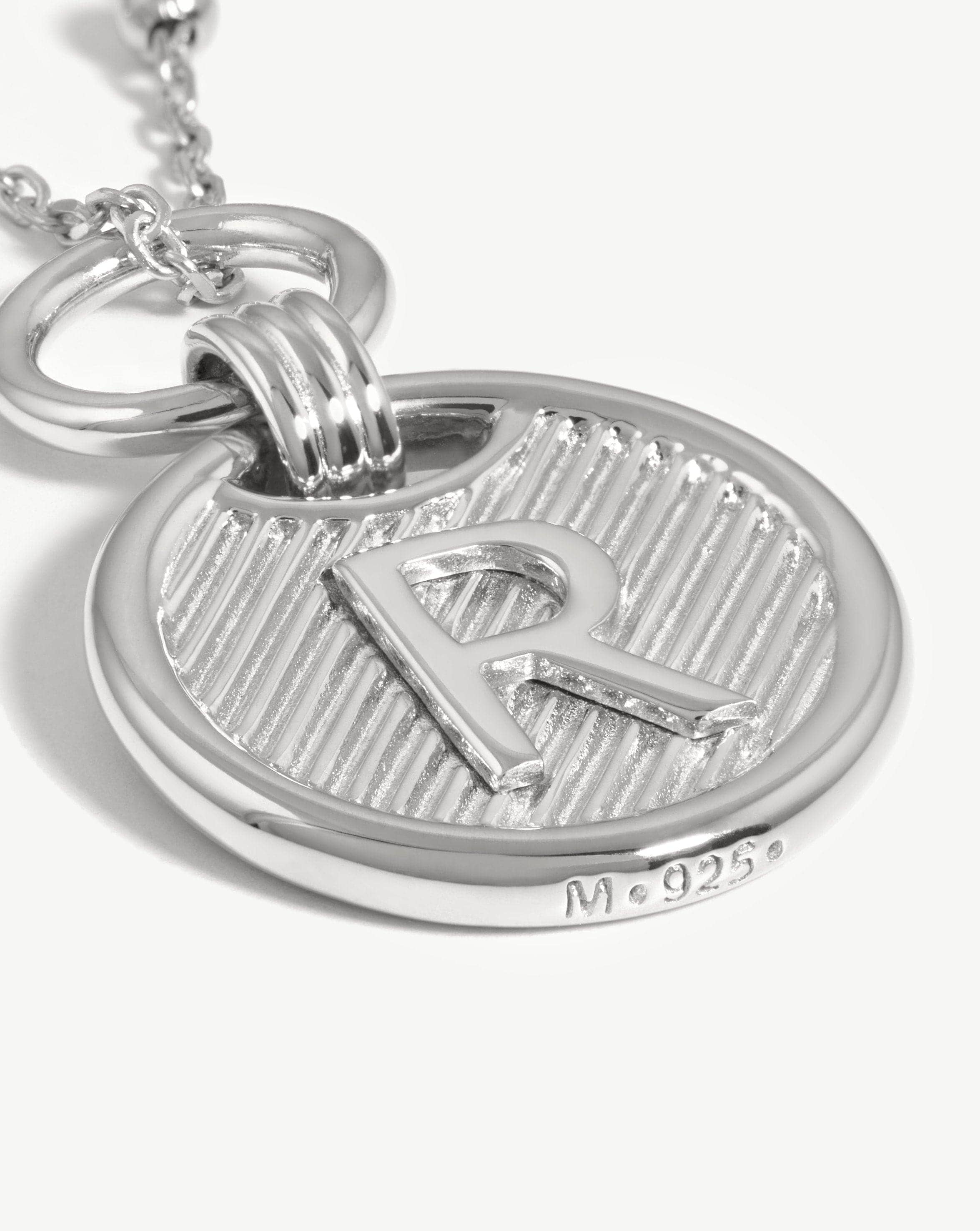 Initial Pendant Necklace - Initial R | Sterling Silver Necklaces Missoma 