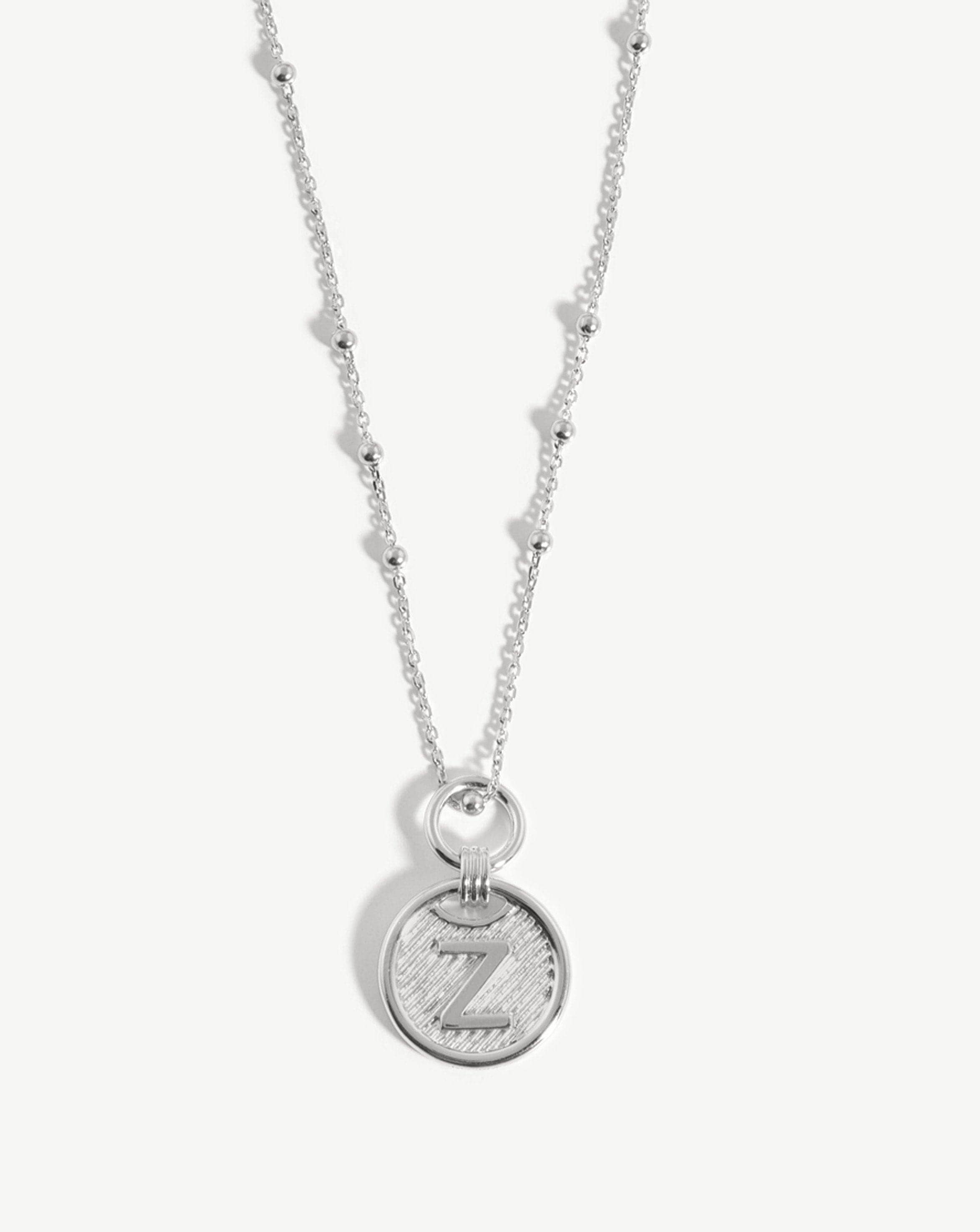 Initial Pendant Necklace - Initial Z | Sterling Silver Necklaces Missoma 