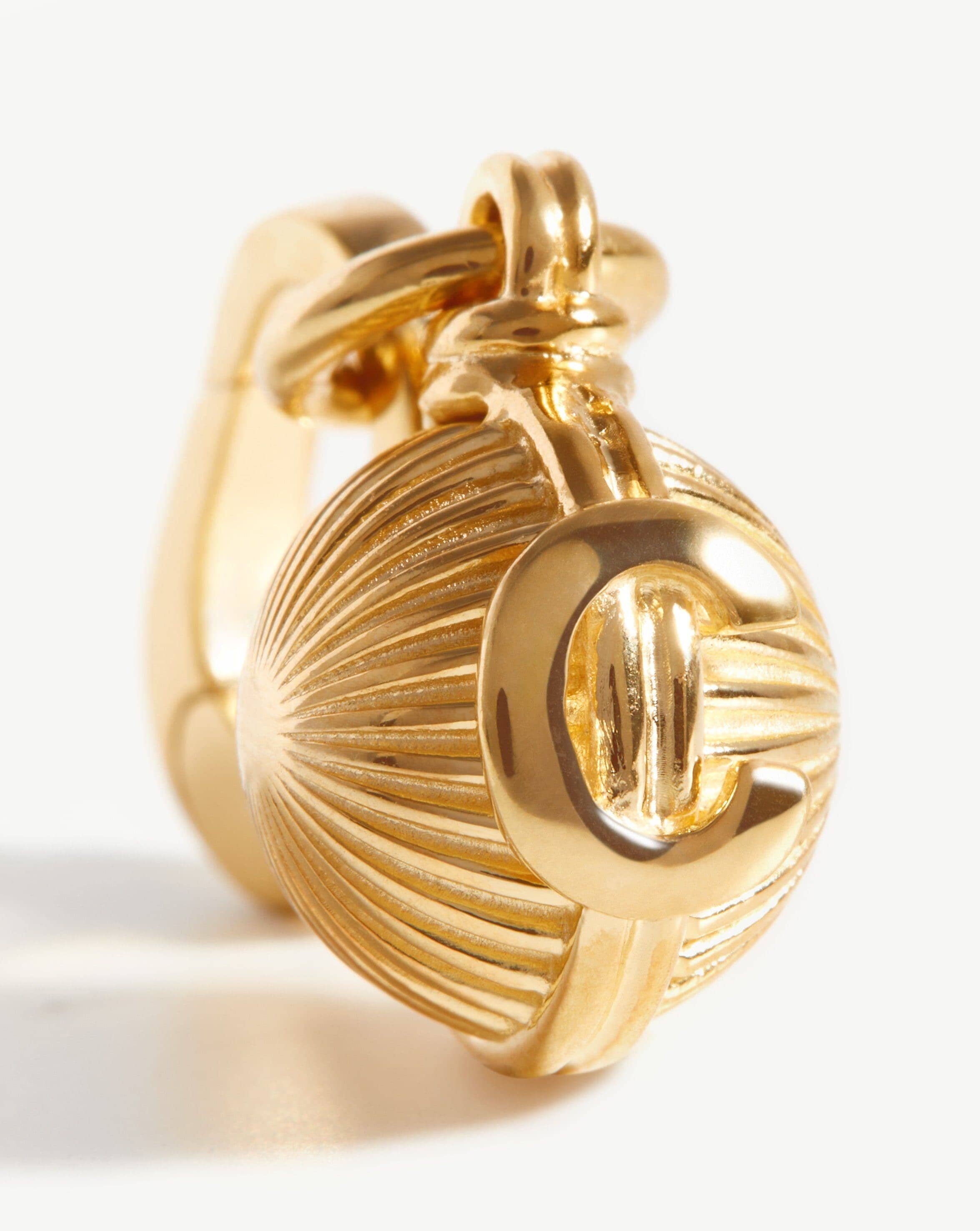 Initial Sphere Clip-On Pendant - Initial C | 18ct Gold Plated Charms & Pendants Missoma 