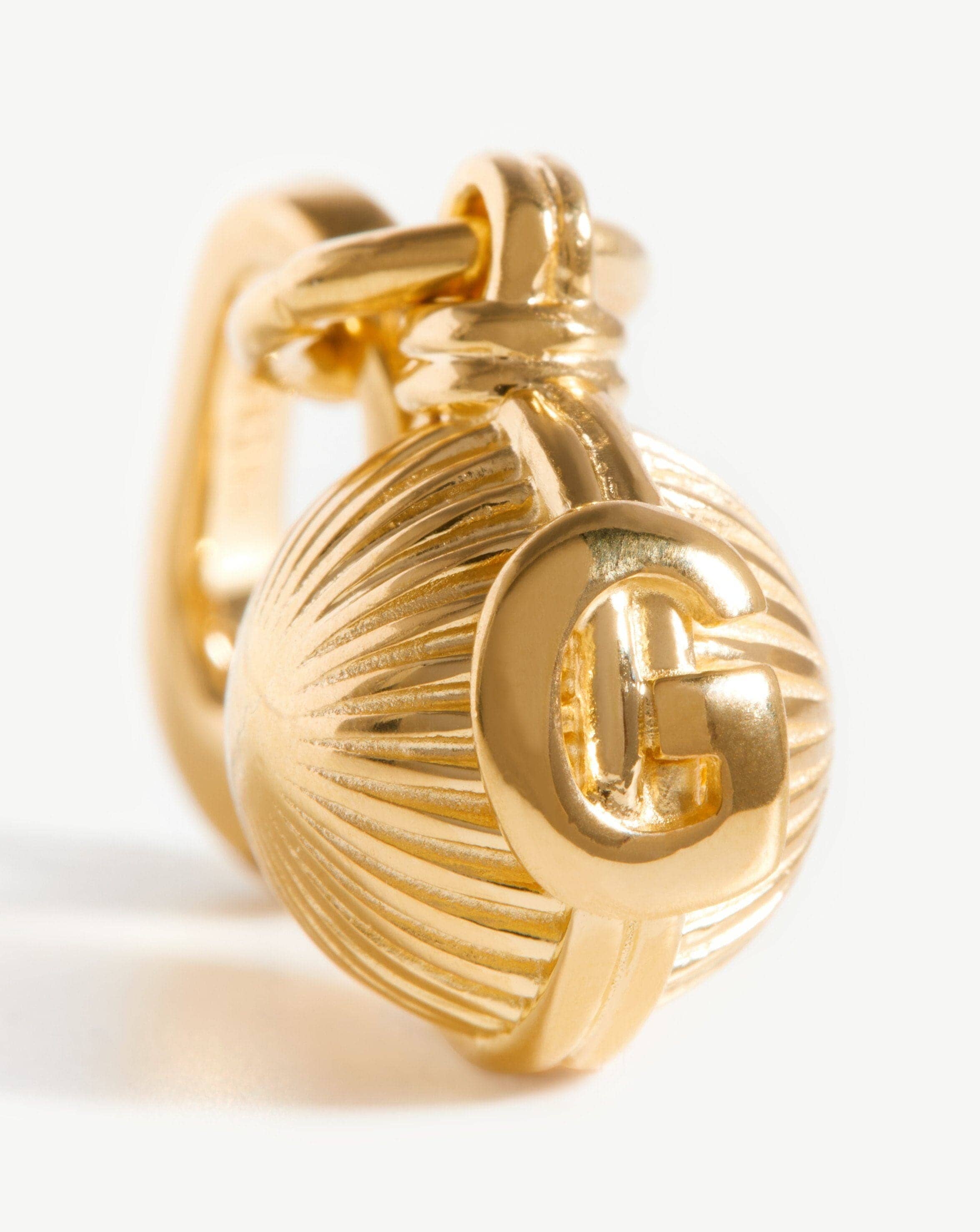 Initial Sphere Clip-On Pendant - Initial G | 18ct Gold Plated Charms & Pendants Missoma 