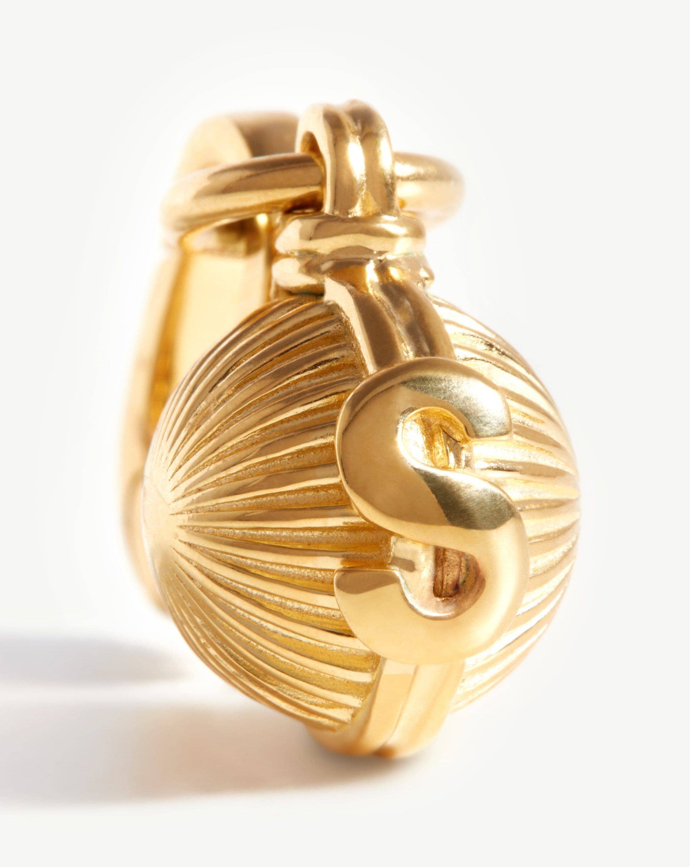 Initial Sphere Clip-On Pendant - Initial S | 18ct Gold Plated Charms & Pendants Missoma 