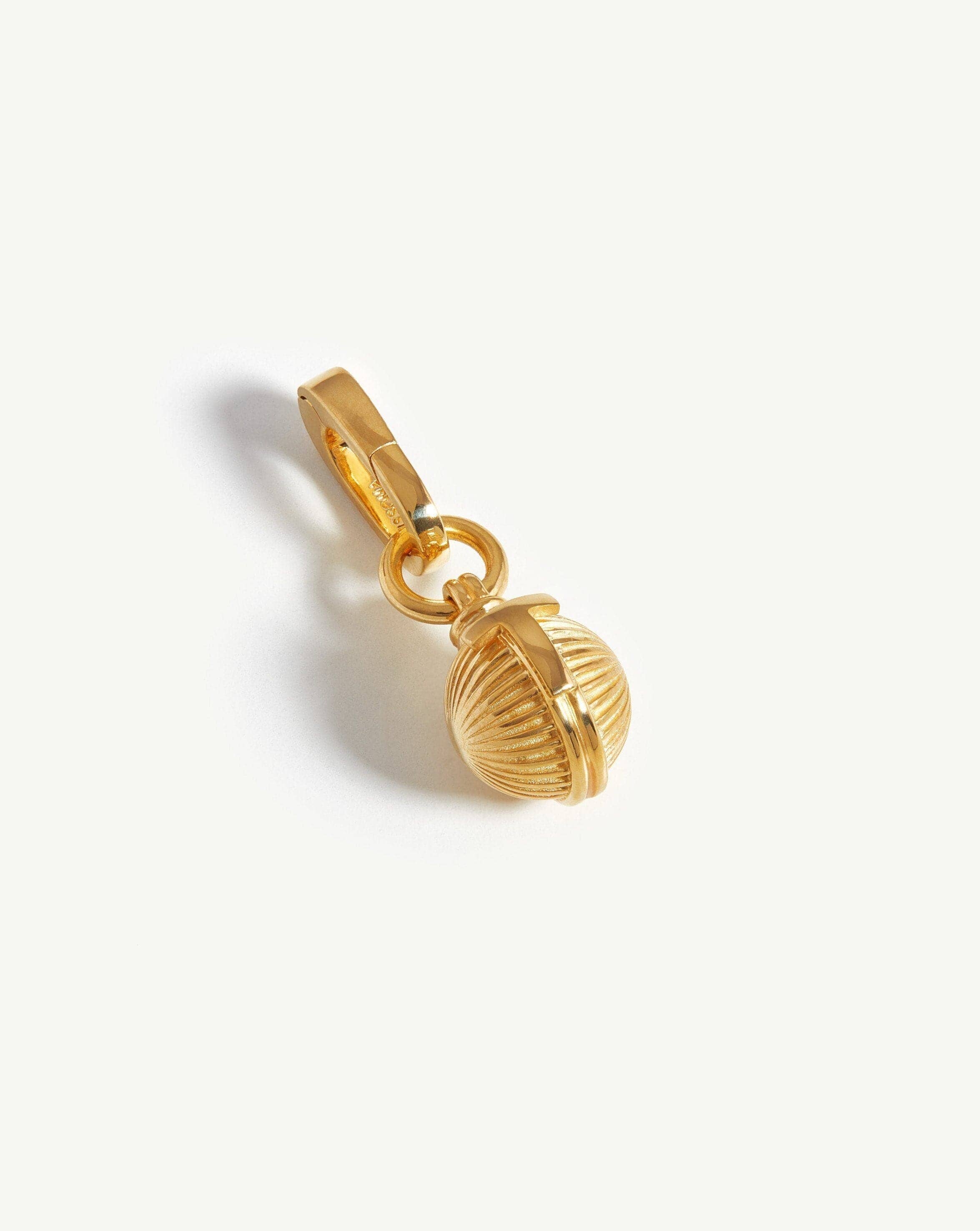 Initial Sphere Clip-On Pendant - Initial T | 18ct Gold Plated Charms & Pendants Missoma 