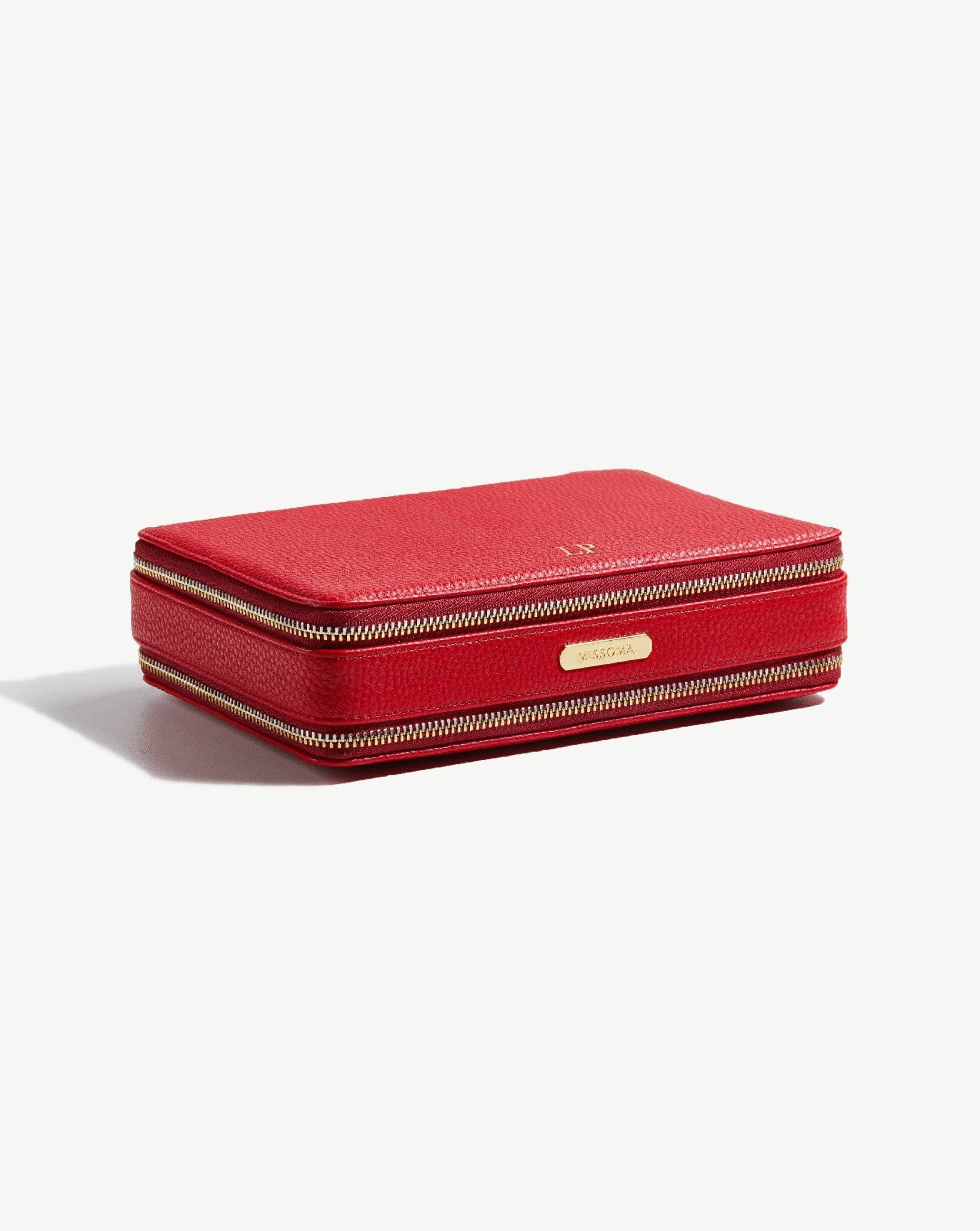 Large Jewellery Case | Berry Red Accessories Missoma 