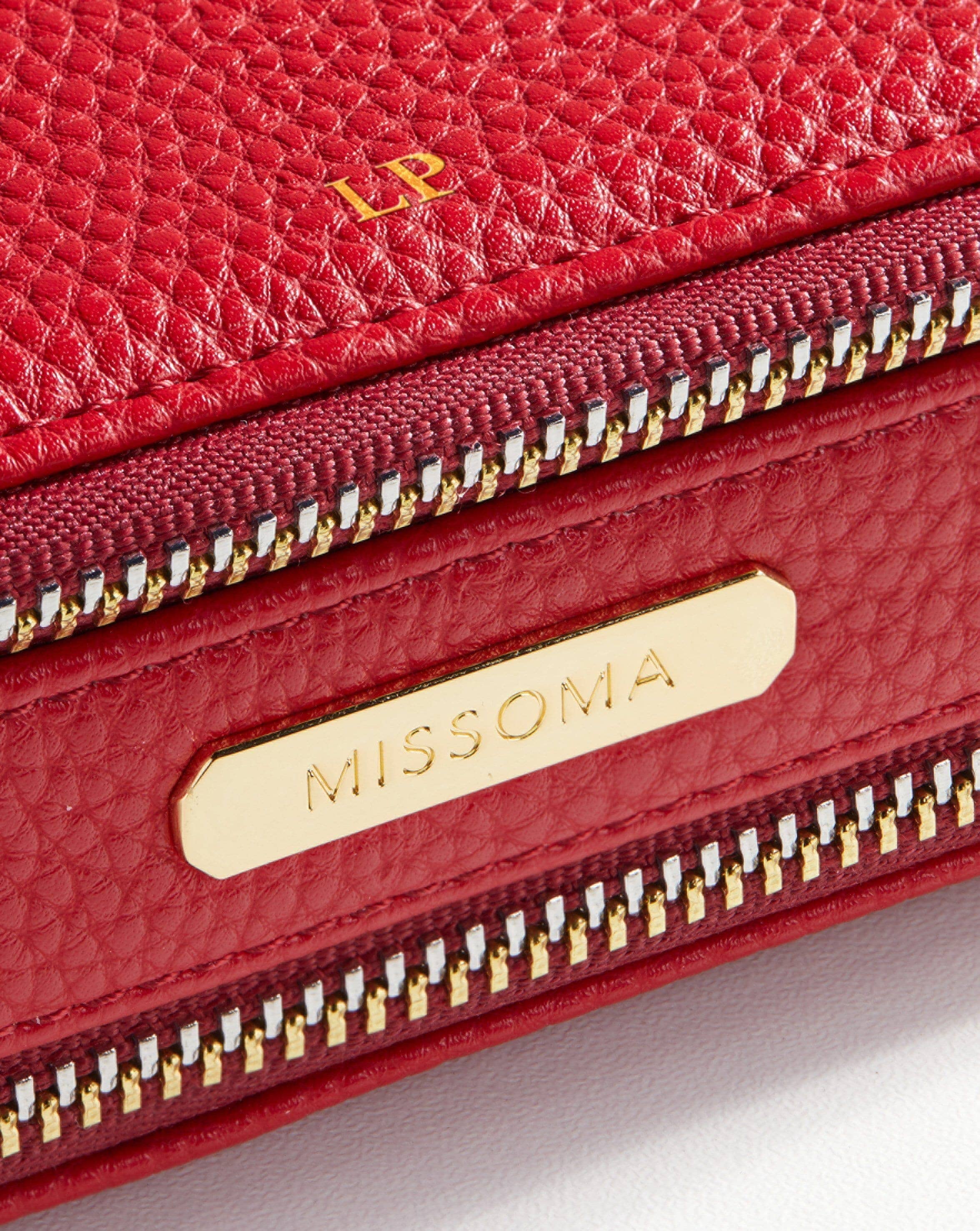 Large Jewellery Case | Berry Red Accessories Missoma 