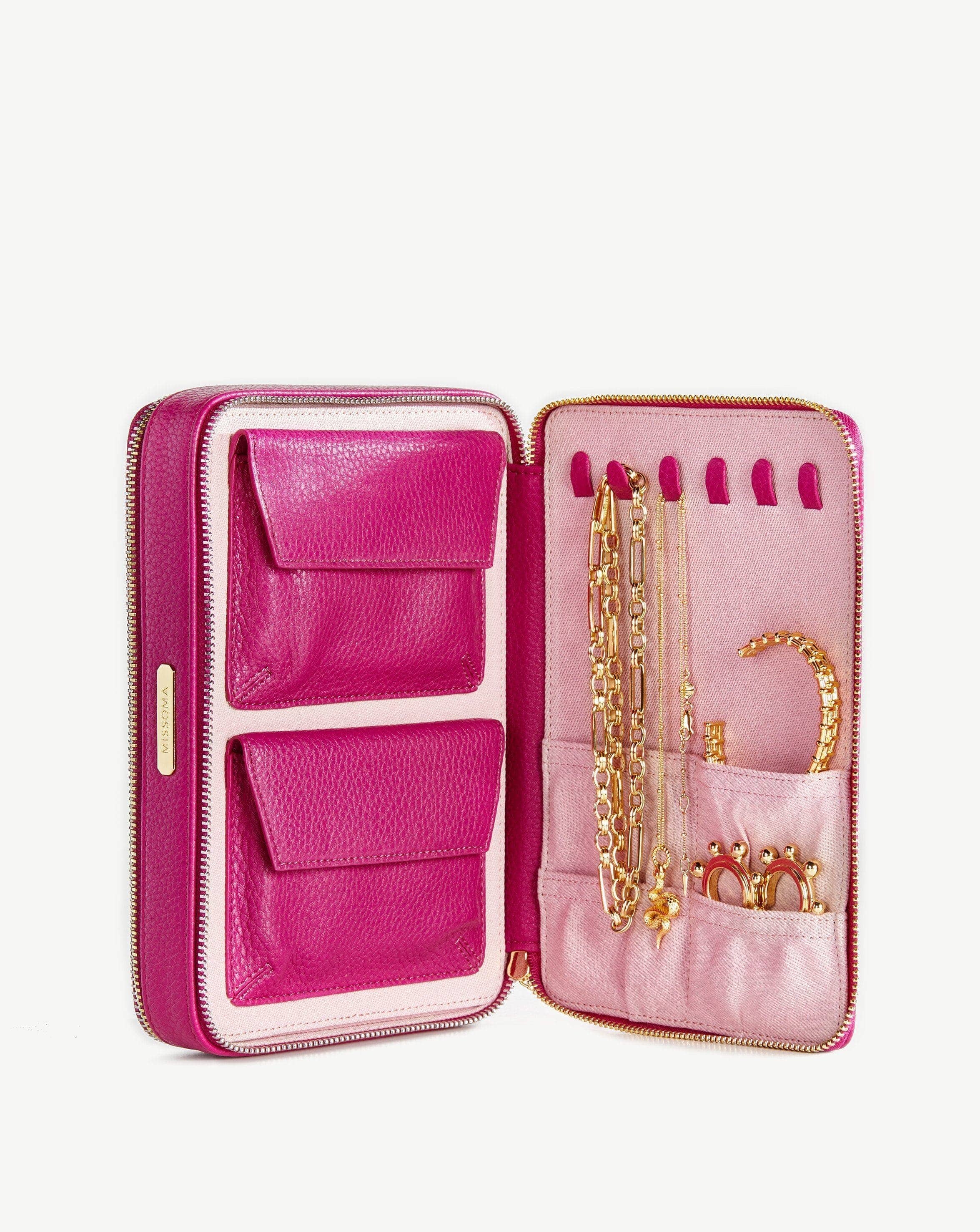 Large Jewellery Case | Fuchsia Pink Accessories Missoma 