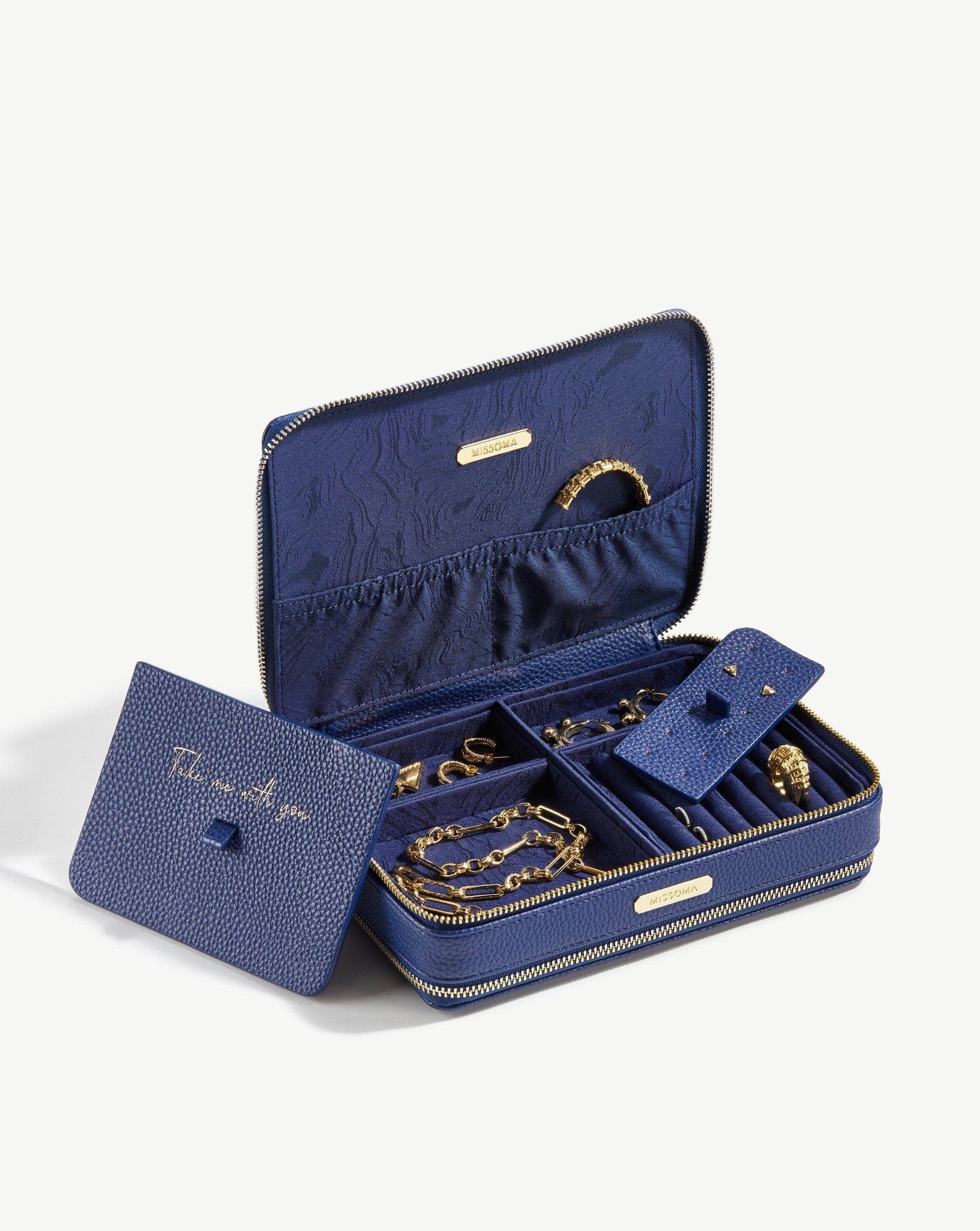 Large Jewellery Case | Midnight Blue Accessories Missoma 