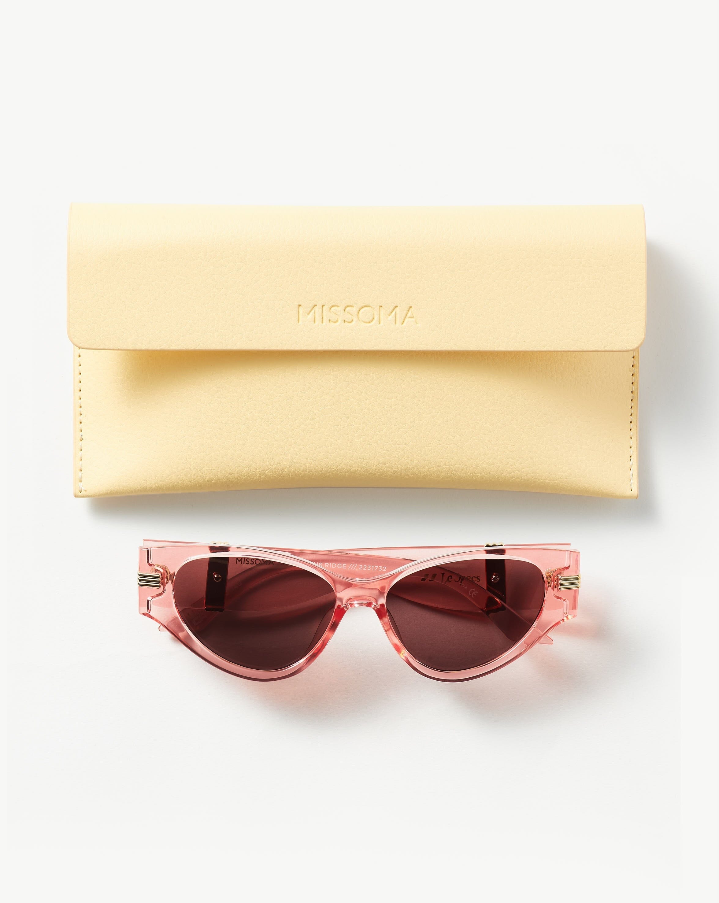 Le Specs Scorpius Ridge Cat-Eye Sunglasses | Pink Accessories Missoma 