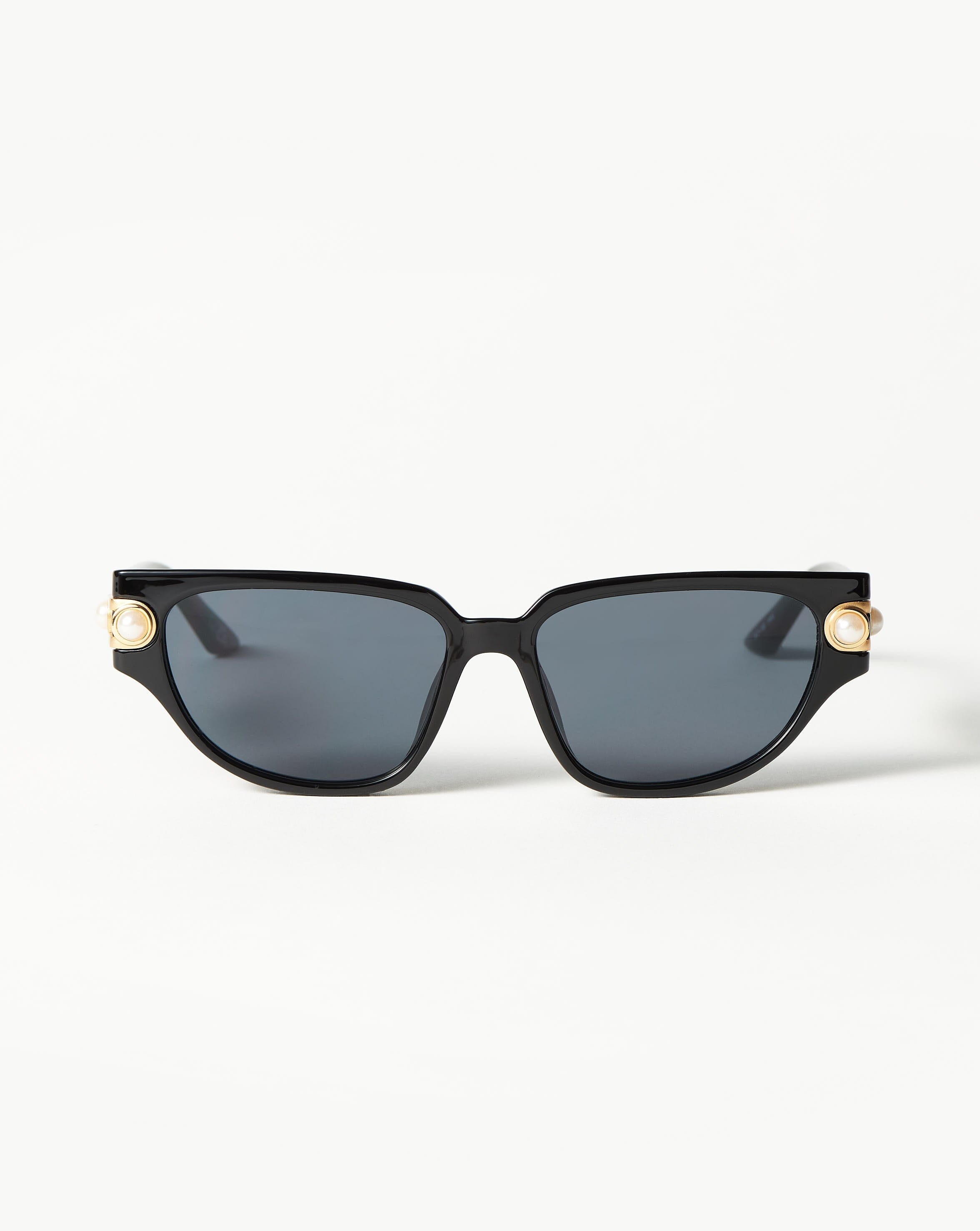 Le Specs Serpens Link Cat-Eye Sunglasses | Black/Pearl Accessories Missoma 