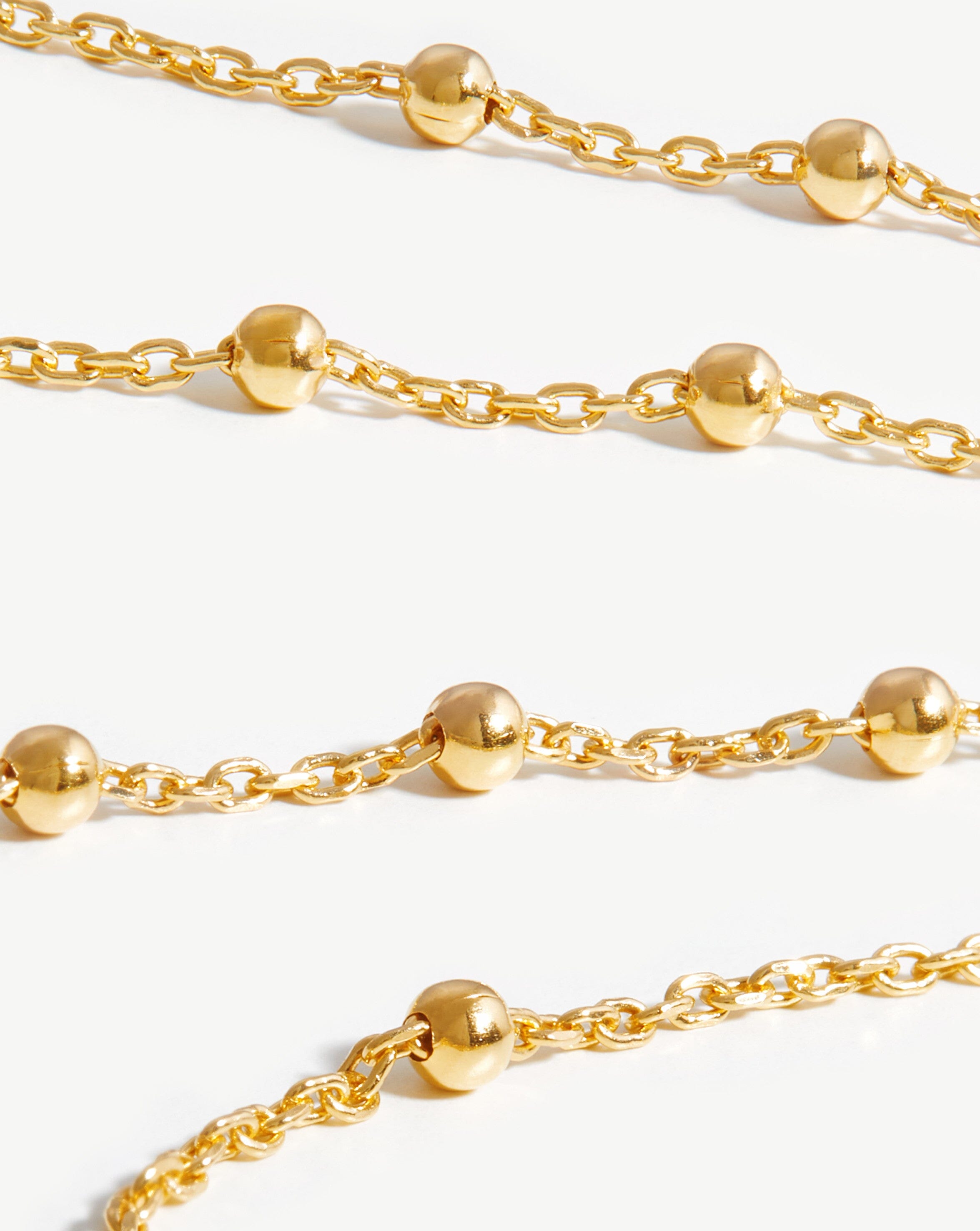 Long Orb Chain Necklace | 18ct Gold Plated Vermeil Necklaces Missoma 