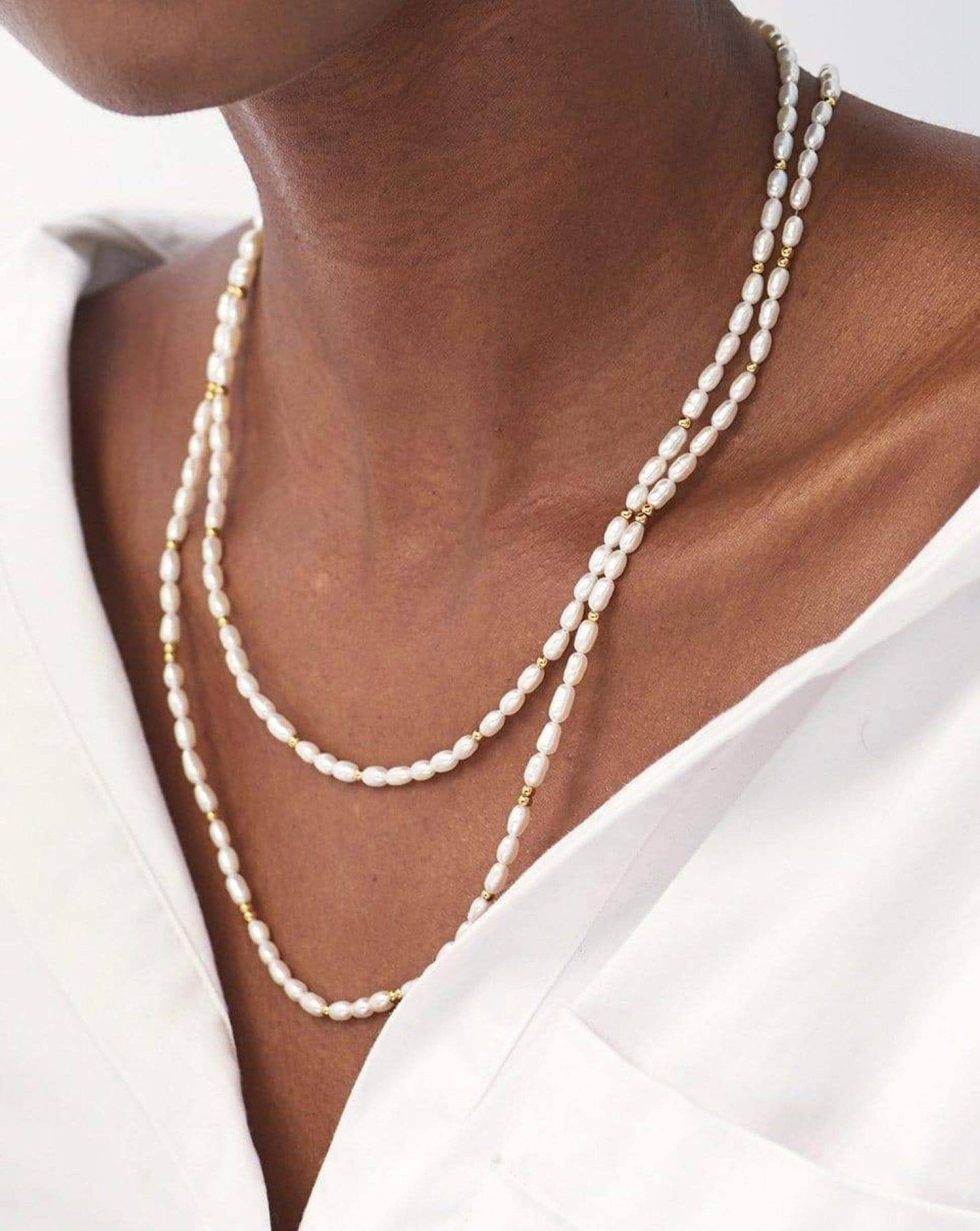 Long Seed Pearl Beaded Necklace Necklaces Missoma 
