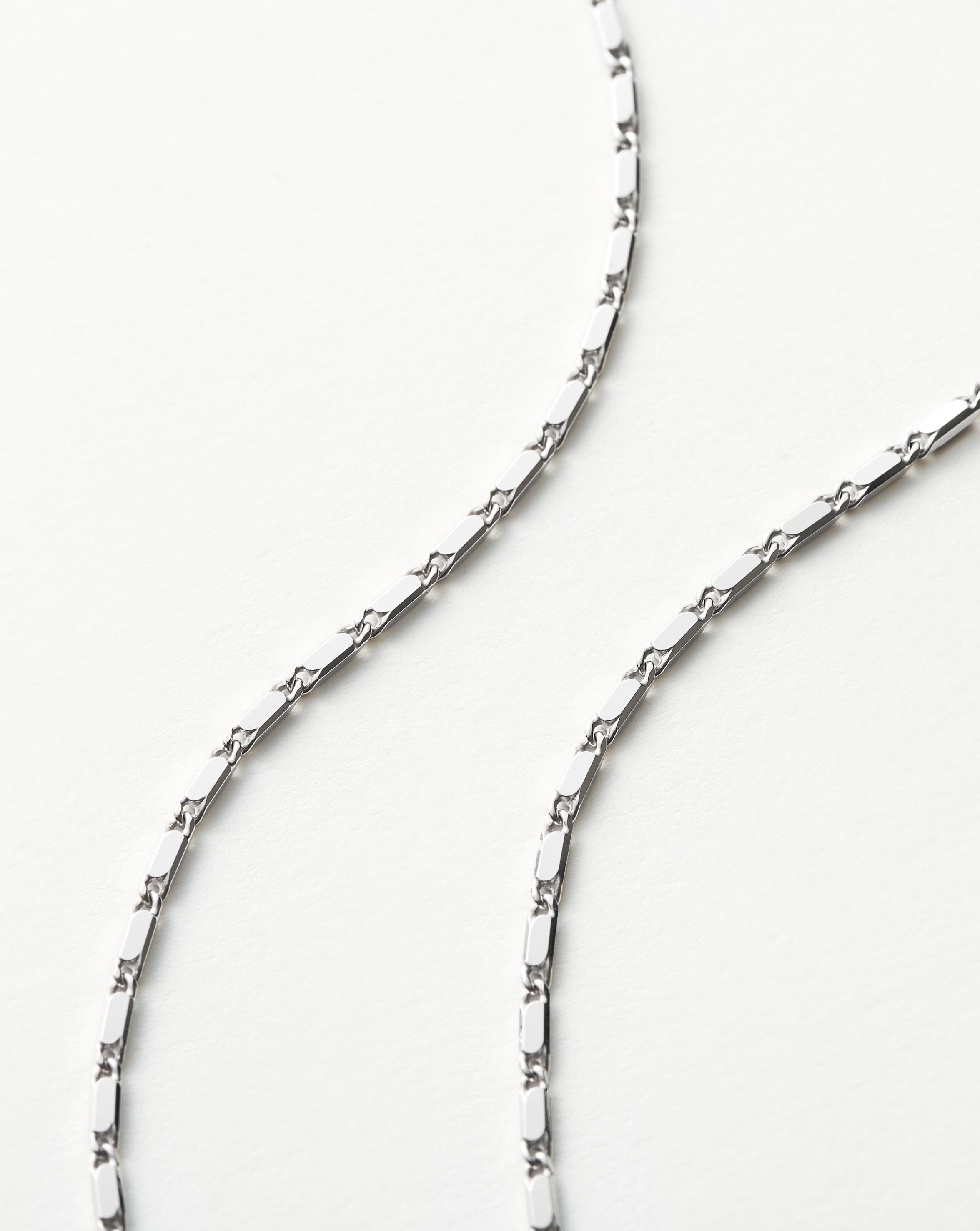 Lucy Williams Horizon Link Chain Necklace | Sterling Silver Necklaces Missoma 