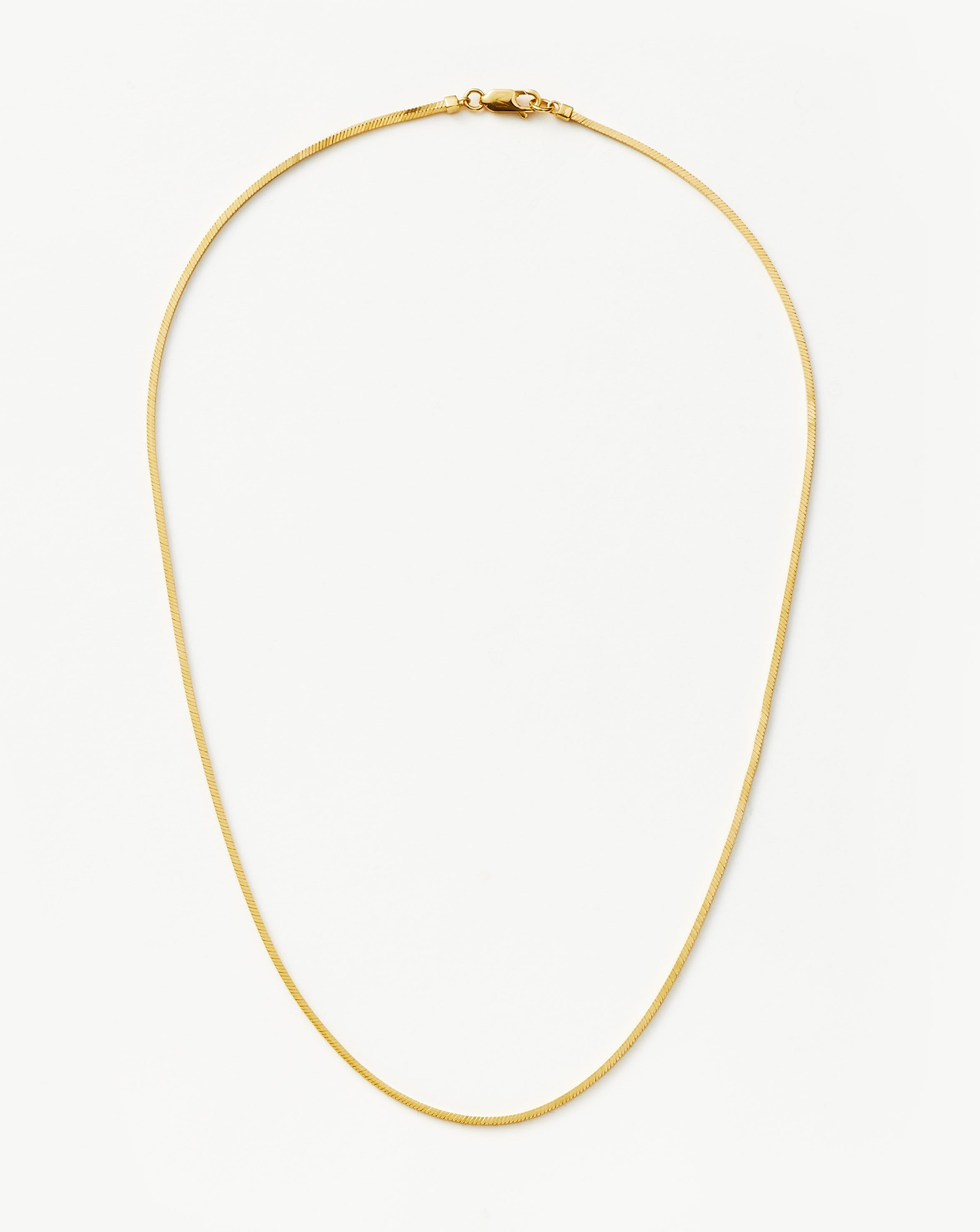 Lucy Williams Medium Square Snake Chain Necklace Necklaces Missoma 