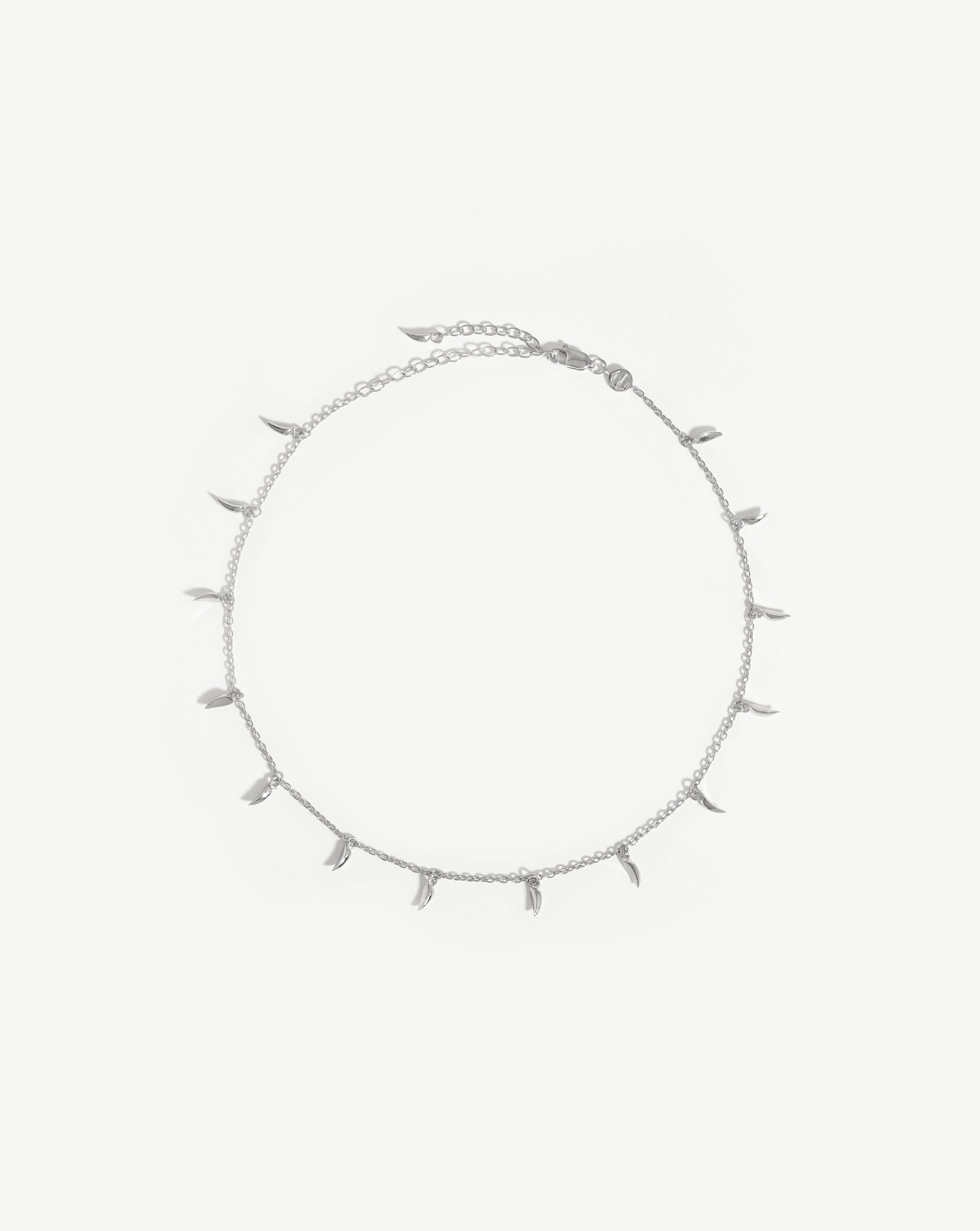 Lucy Williams Mini Fang Choker | Sterling Silver Necklaces Missoma 