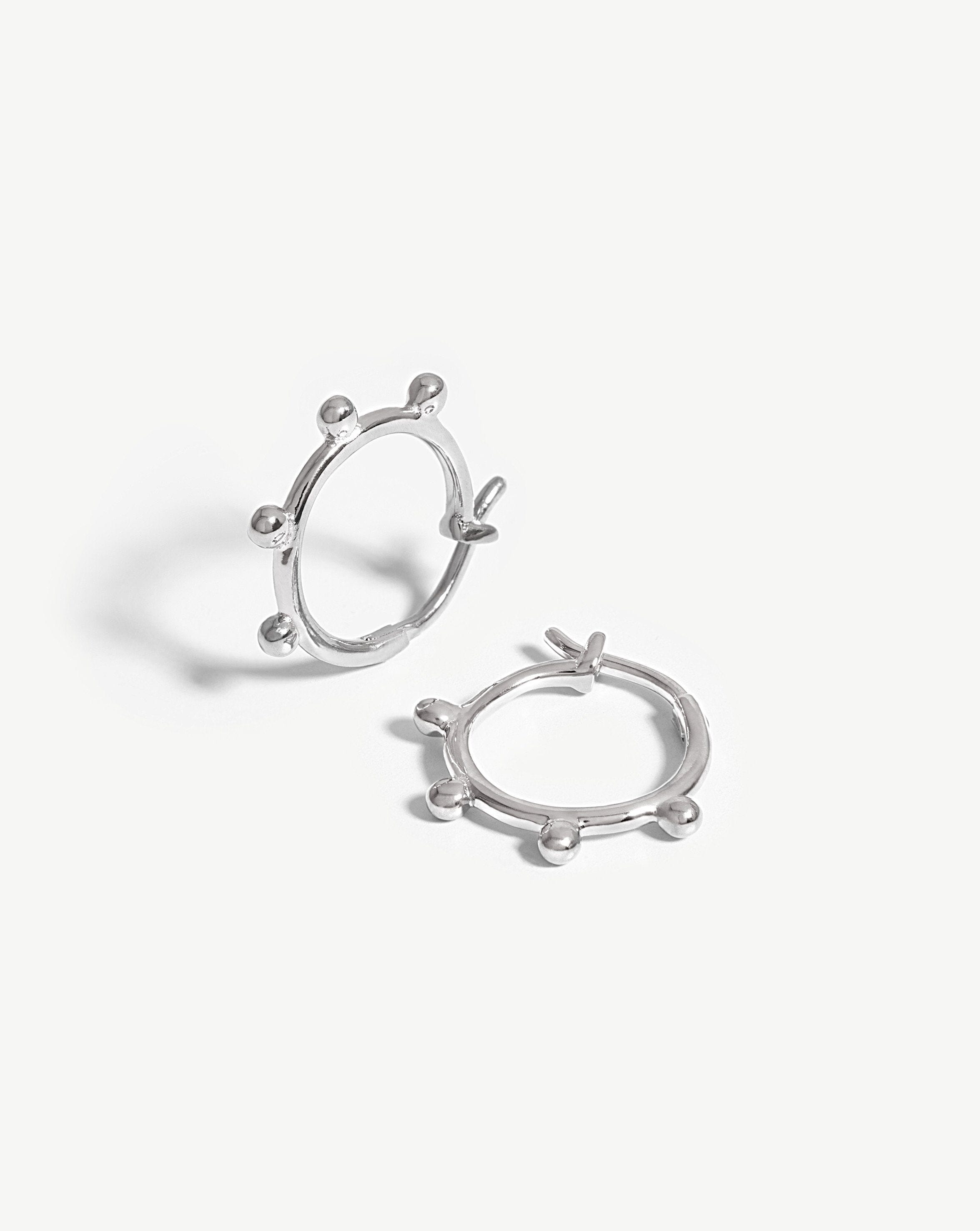 Lucy Williams Tiny Orb Hinged Hoop Earrings Earrings Missoma 