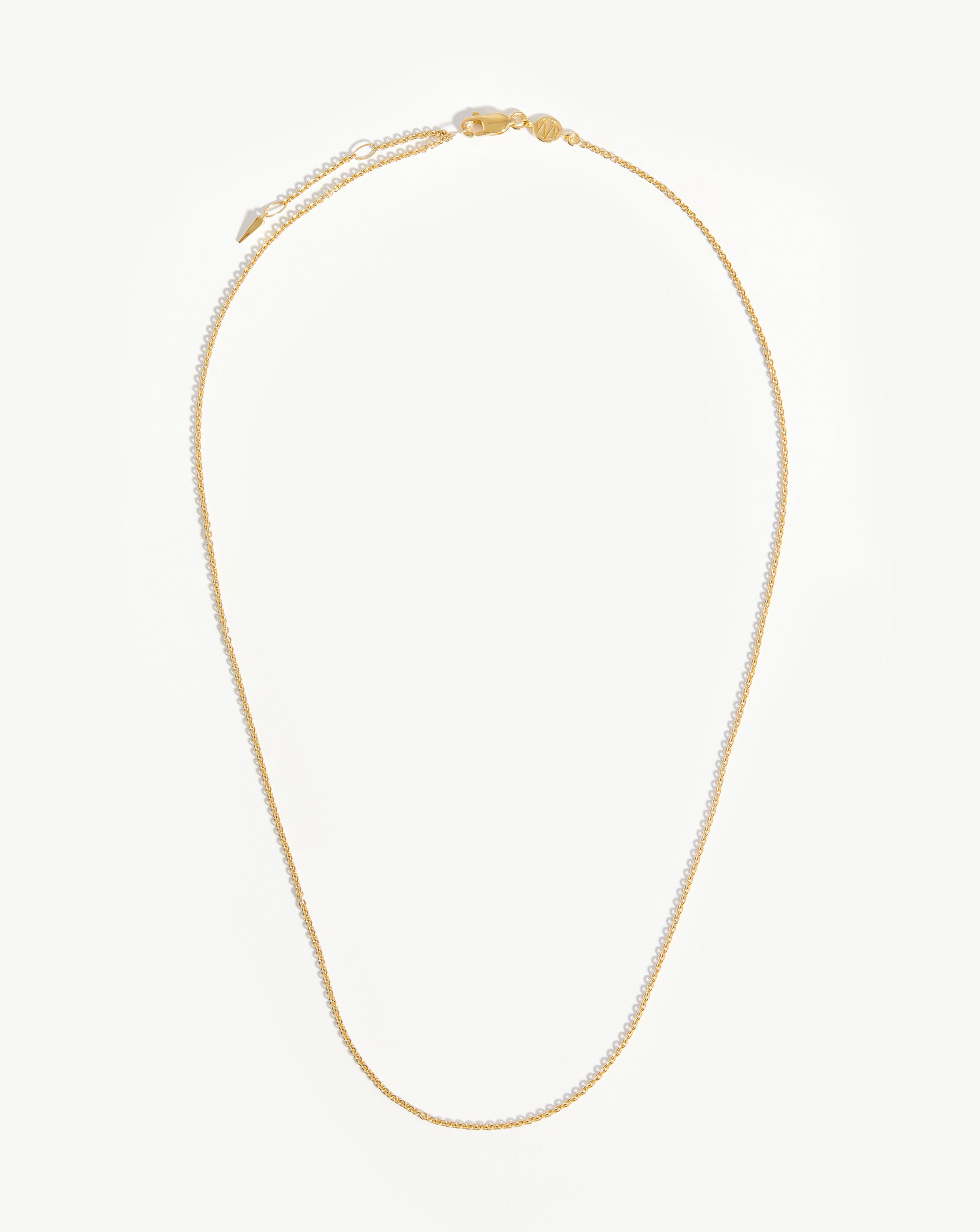 Medium Plain Chain Necklace Necklaces Missoma 18ct Gold Plated Vermeil 
