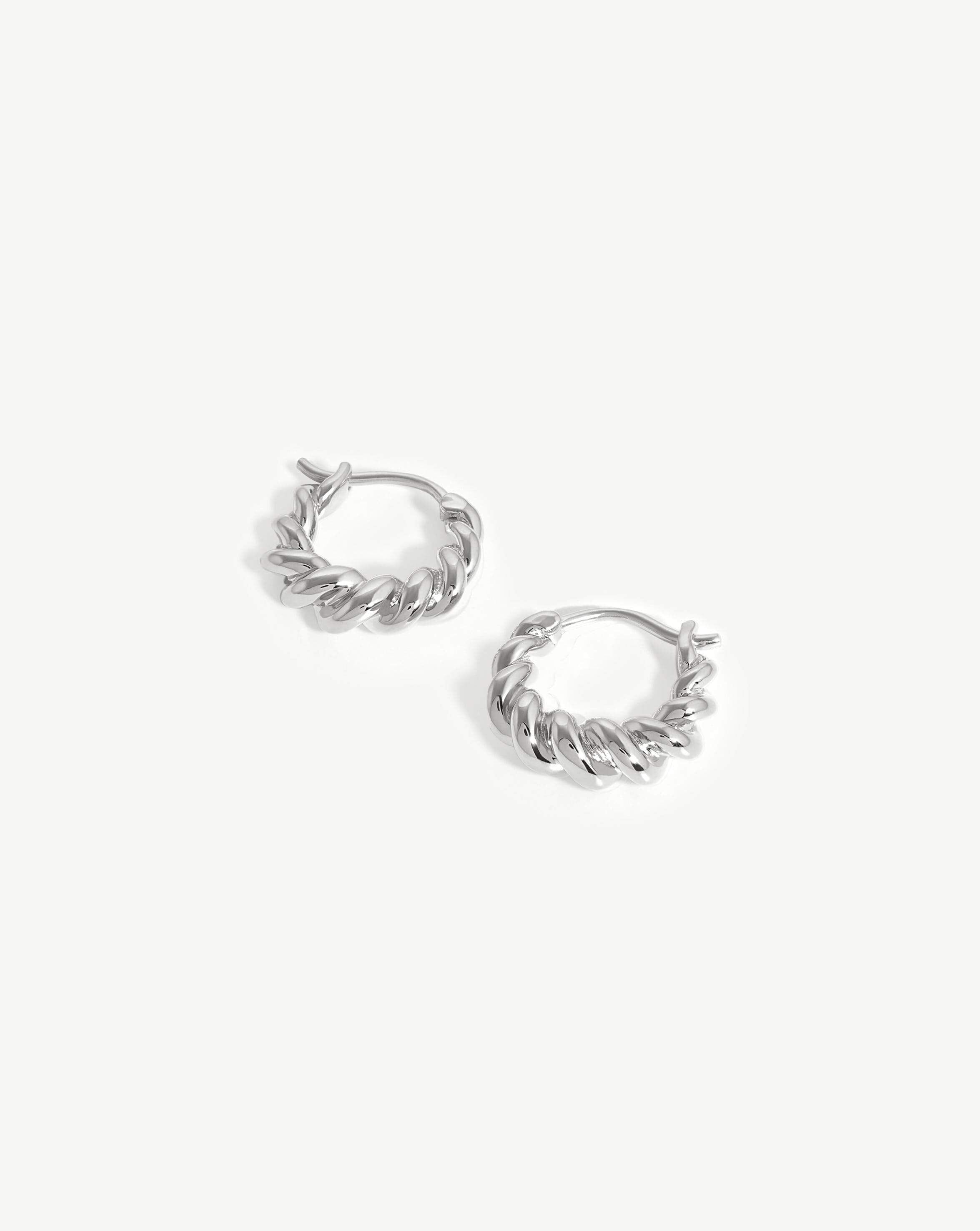 Mini Tidal Hoop Earrings | Sterling Silver Earrings Missoma 