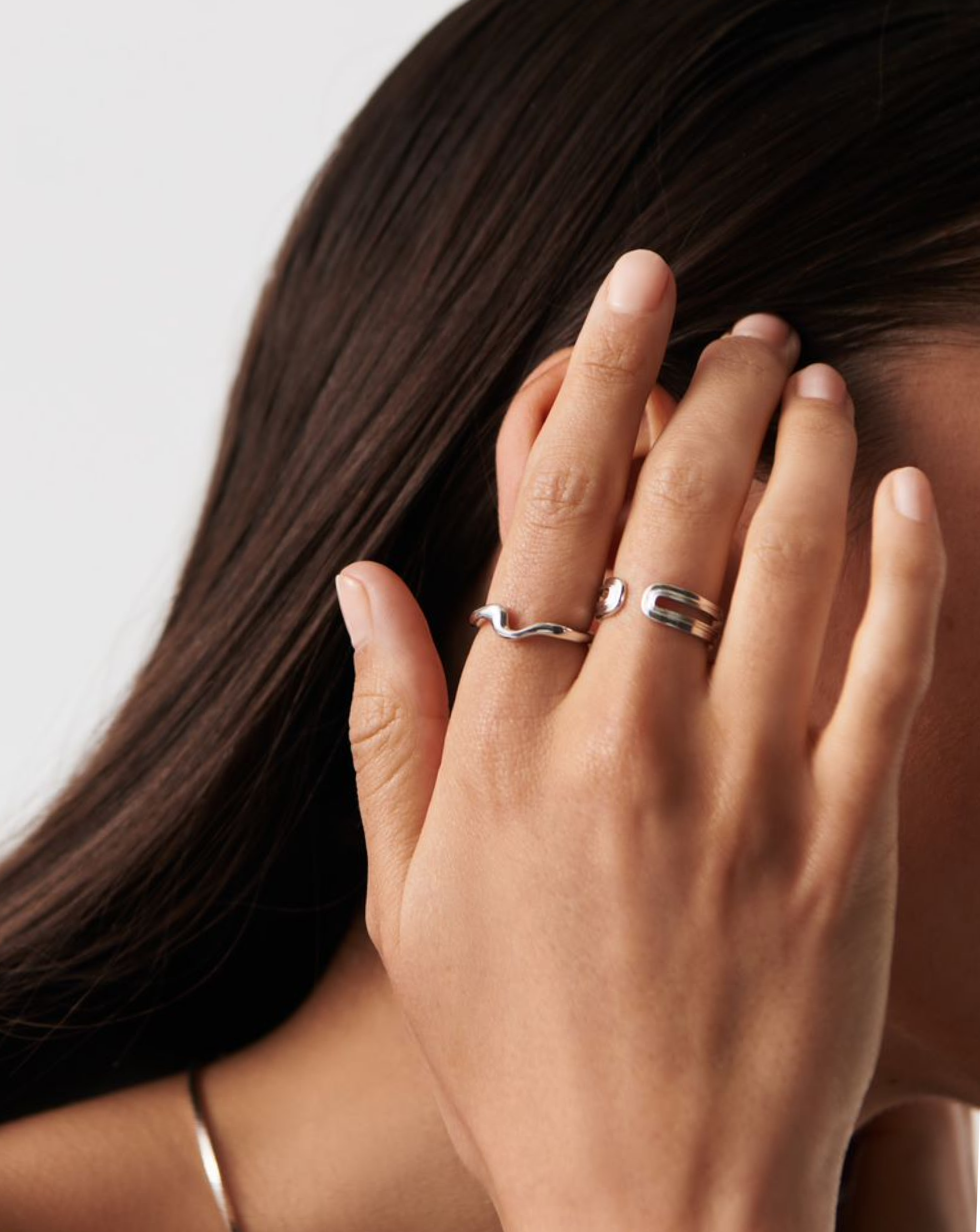 Molten Wave Stacking Ring Rings Missoma 