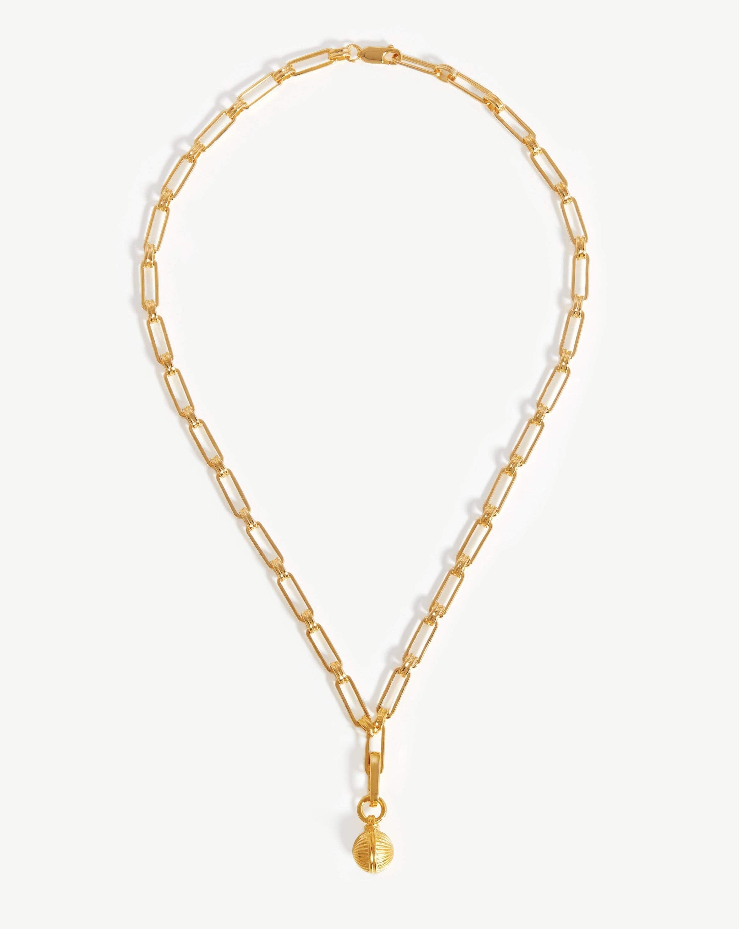 Ridge Sphere Aegis Chain Necklace Necklaces Missoma 