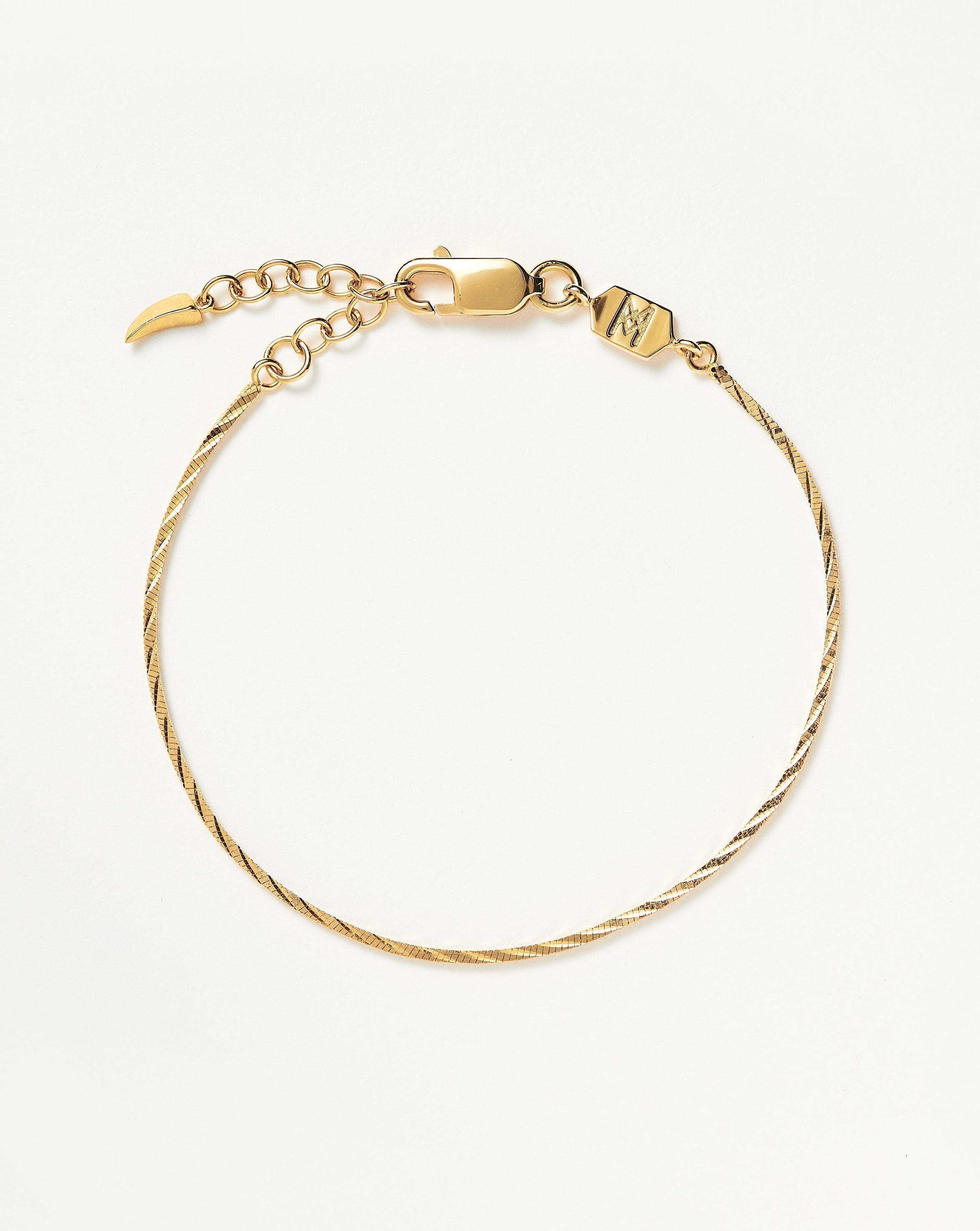Savi Asymmetric Square Snake Chain Bracelet Bracelets Missoma 