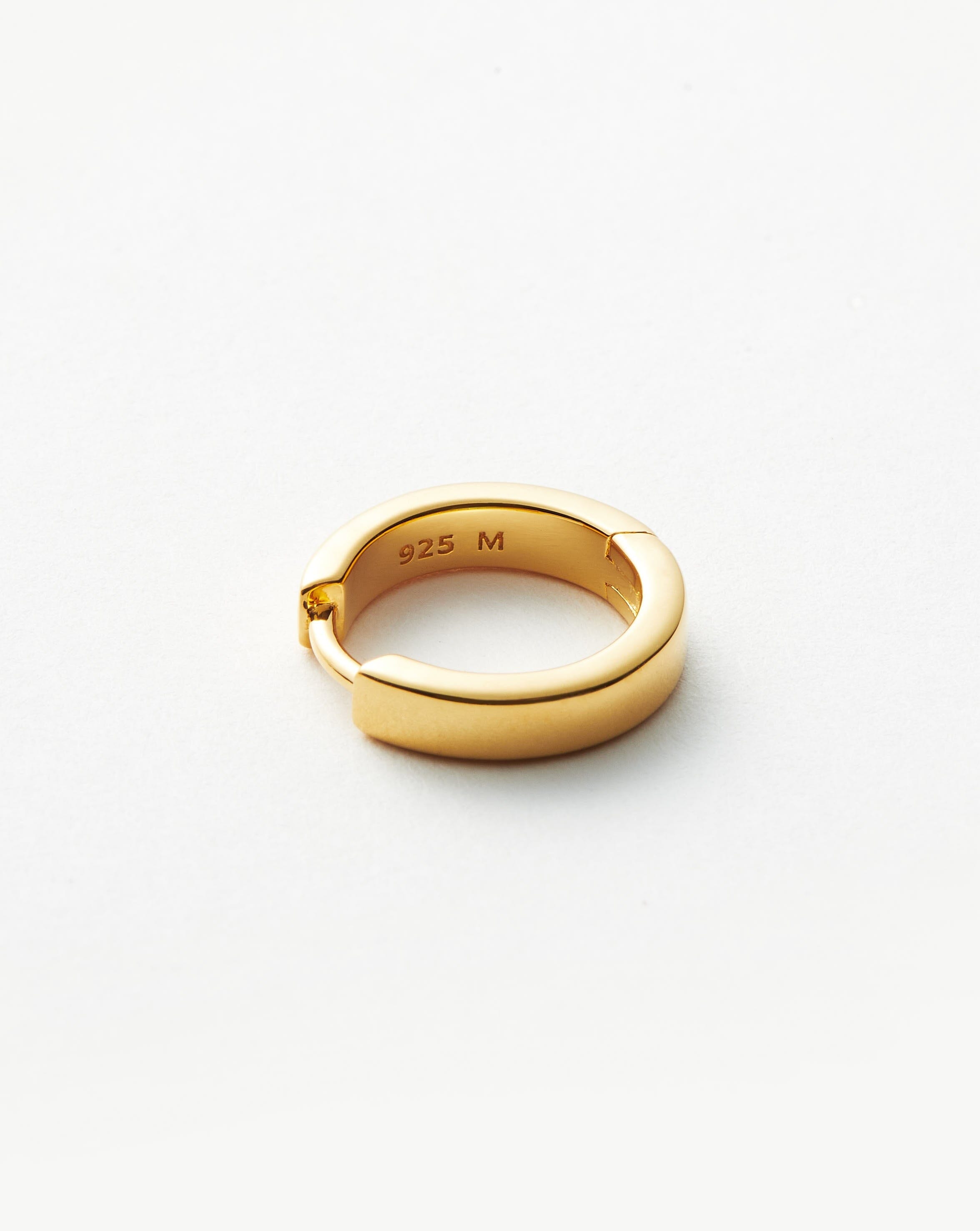 Single Mini Hoop Earring | 18ct Gold Plated Vermeil Earrings Missoma 