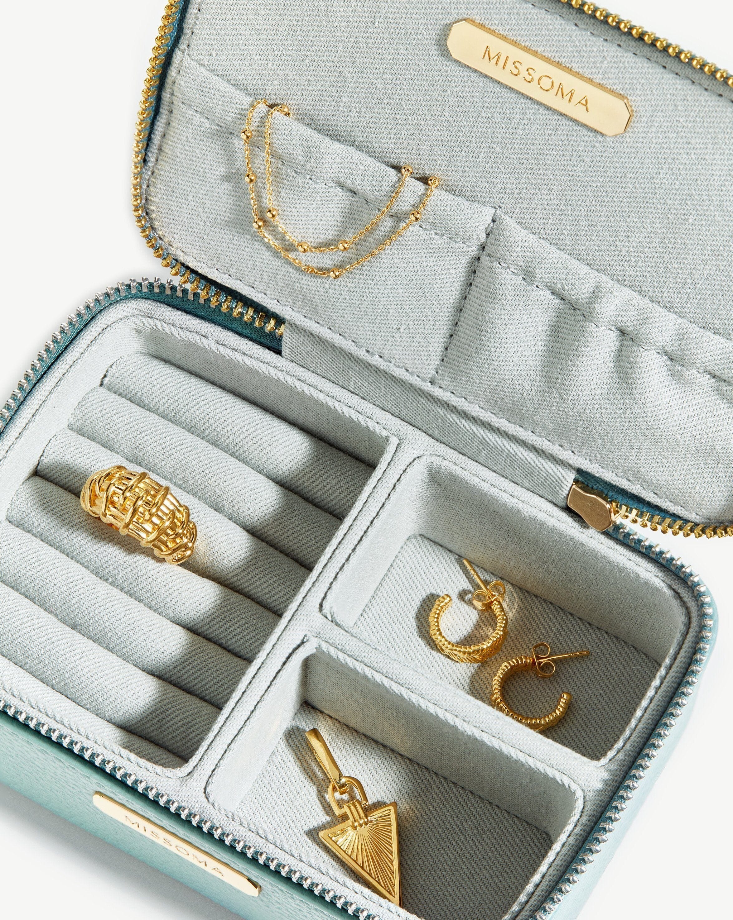 Small Jewellery Case | Duck Egg Accessories Missoma 