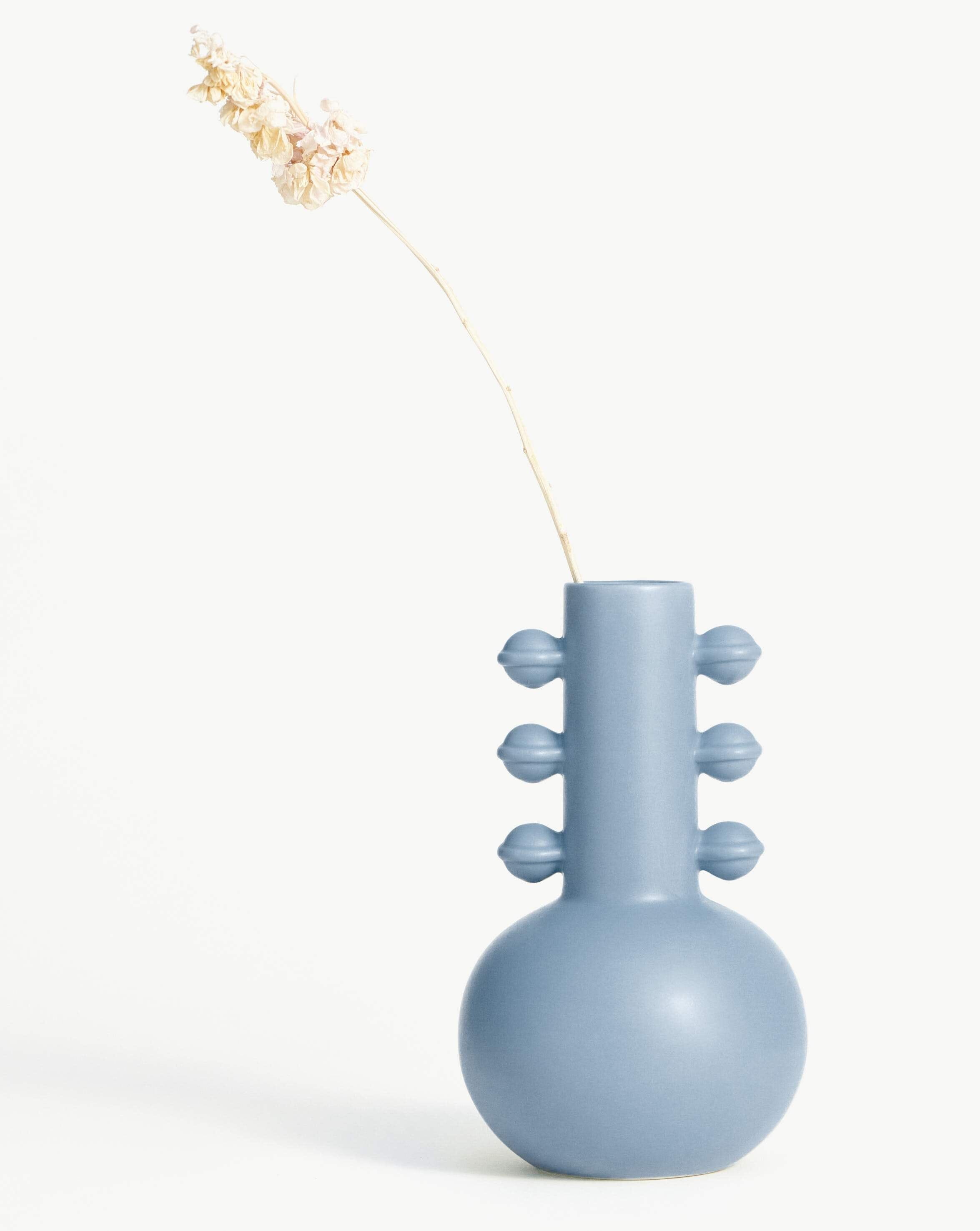 Spheres of Influence Ceramic Vase | Ceramic/Soft Blue Homeware Missoma 